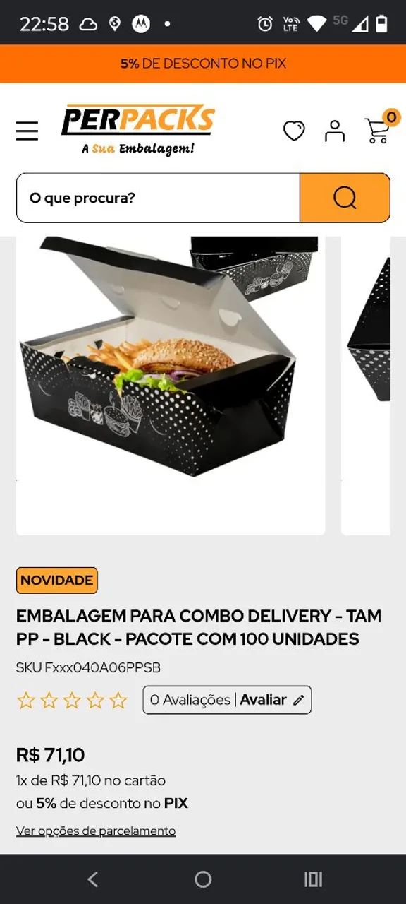 Embalagens para lanches delivery  - Foto 2