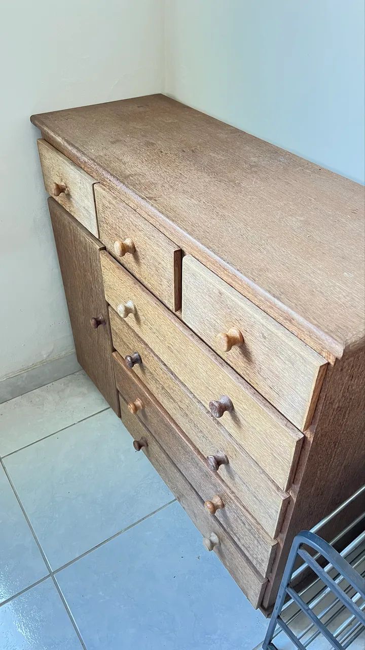 Cômoda duas portas 5 gavetas - Foto 2