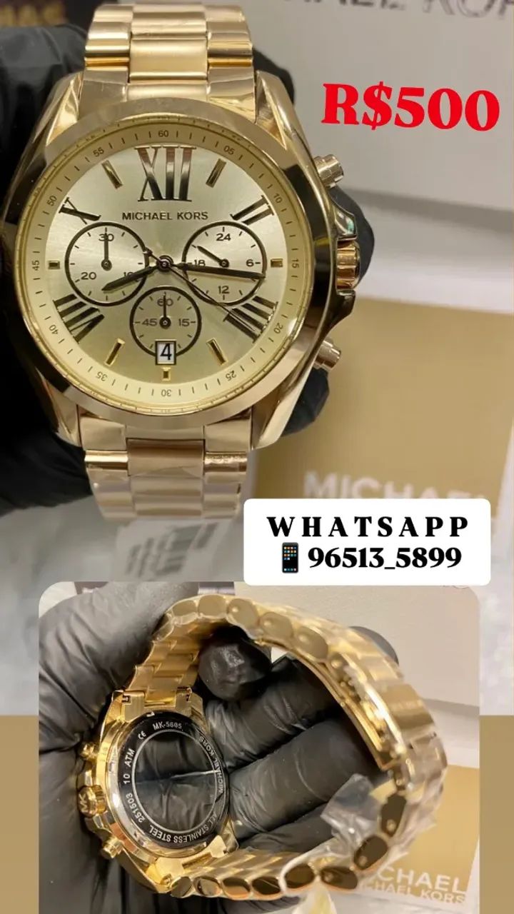Relógio MICHAEL KORS TODO DOURADO MULTIFUNCIONAL 