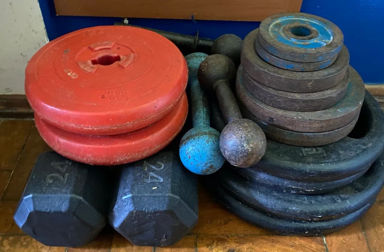 Anilhas de musculação 