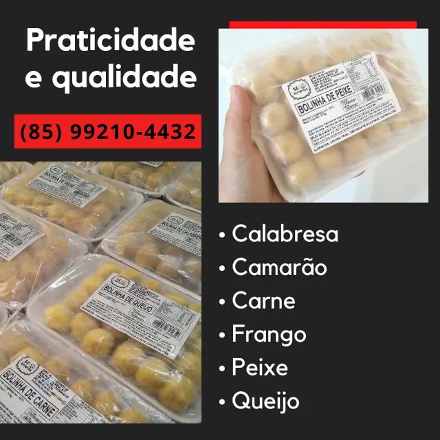 Bolinhas Petisco Salgado congelado - Foto 5