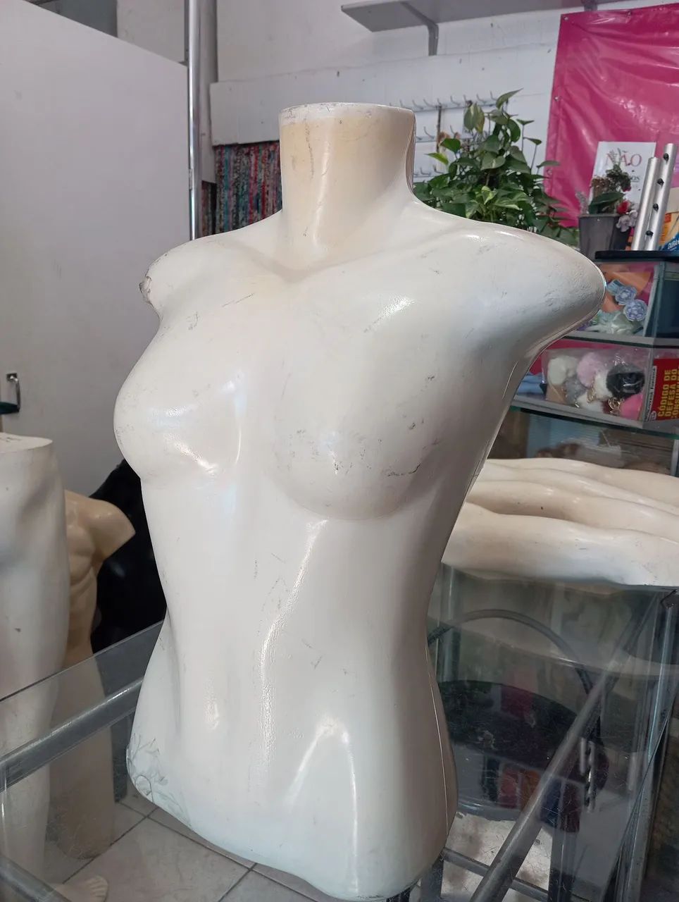 Manequins masculino e feminino, busto e meio corpo  - Foto 3