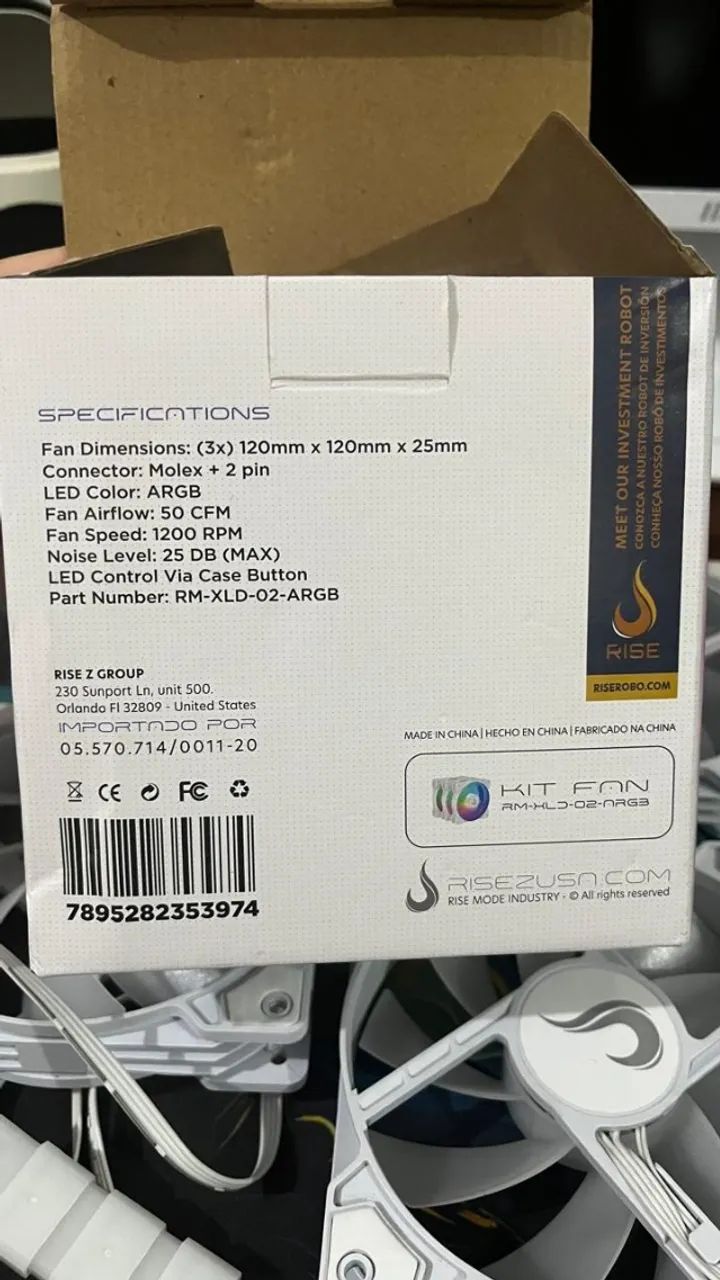 Kit de ventoinhas Rise Mode - Foto 5