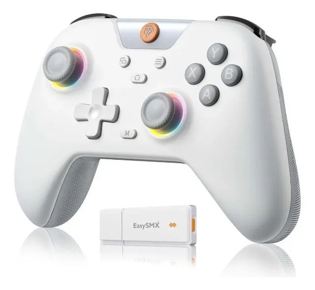 Controlador sem fio Bluetooth e 2.4 Easysmx X05 Branco
