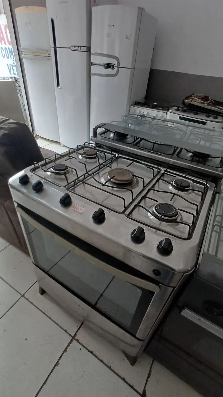 Fogão esmaltec inox 