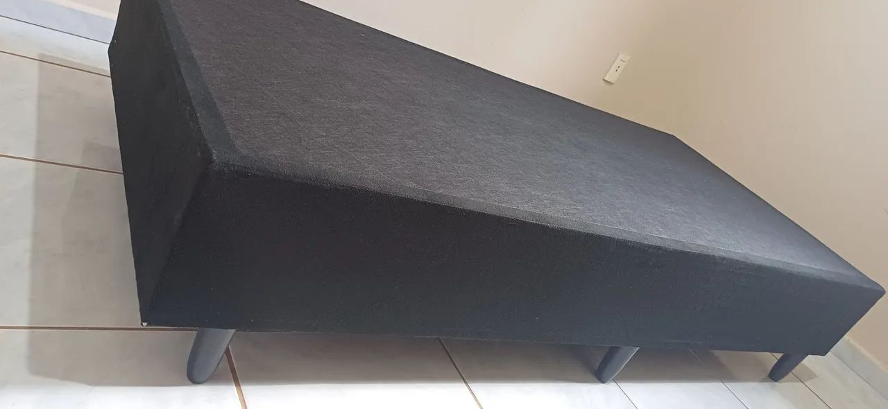 Base box Solteiro Novinha c NF-Ganha colchão usado de brinde
