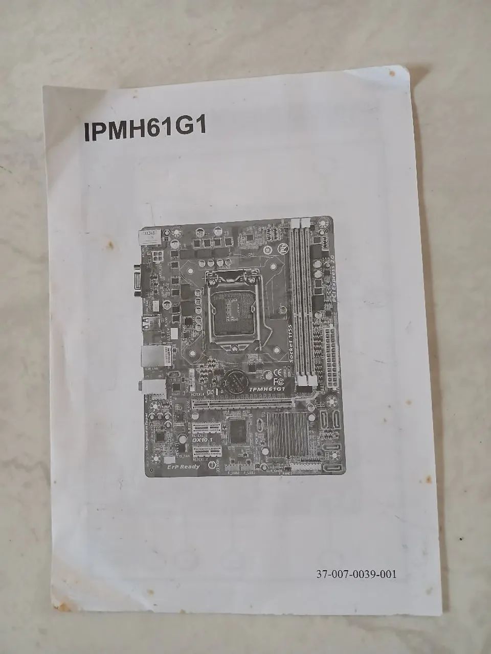 Placa mãe IPMH61P1 (pura) - Foto 3