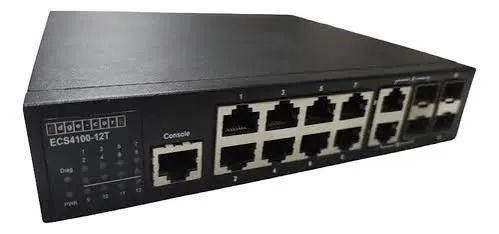ECS-4100-12T 8+2+2 Port Gigabit Switch - Foto 3
