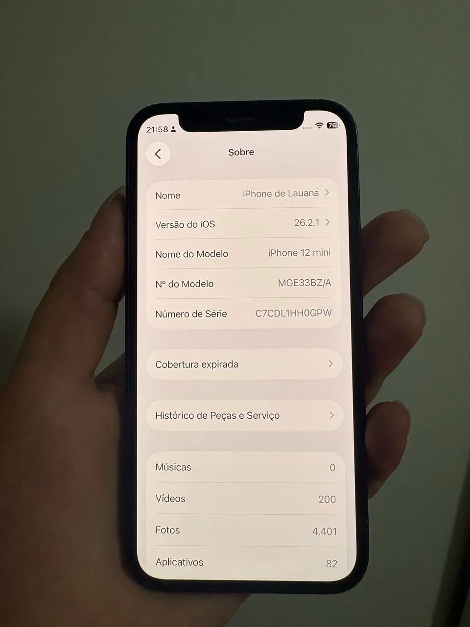 iPhone 12 mini em ótimo estado - Foto 4