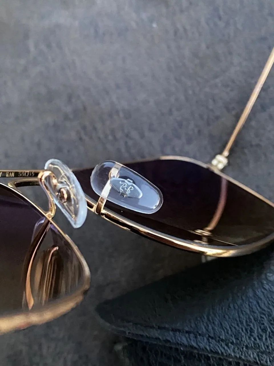 Ray-Ban caravan marrom degrade oculos de sol rb3136 - Foto 3