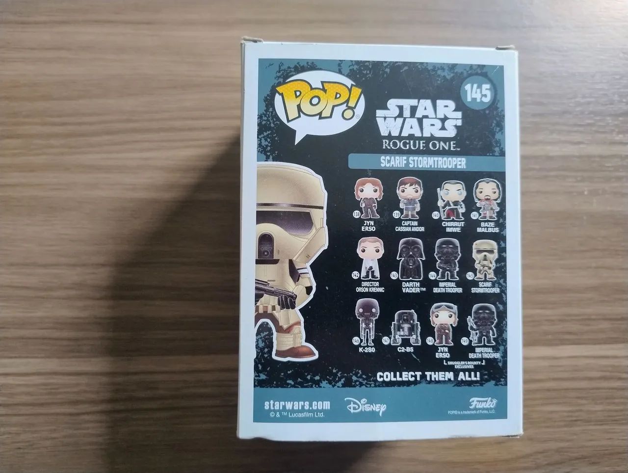 Funko pop Scarif Stormtrooper Star Wars #145 na caixa - Foto 3