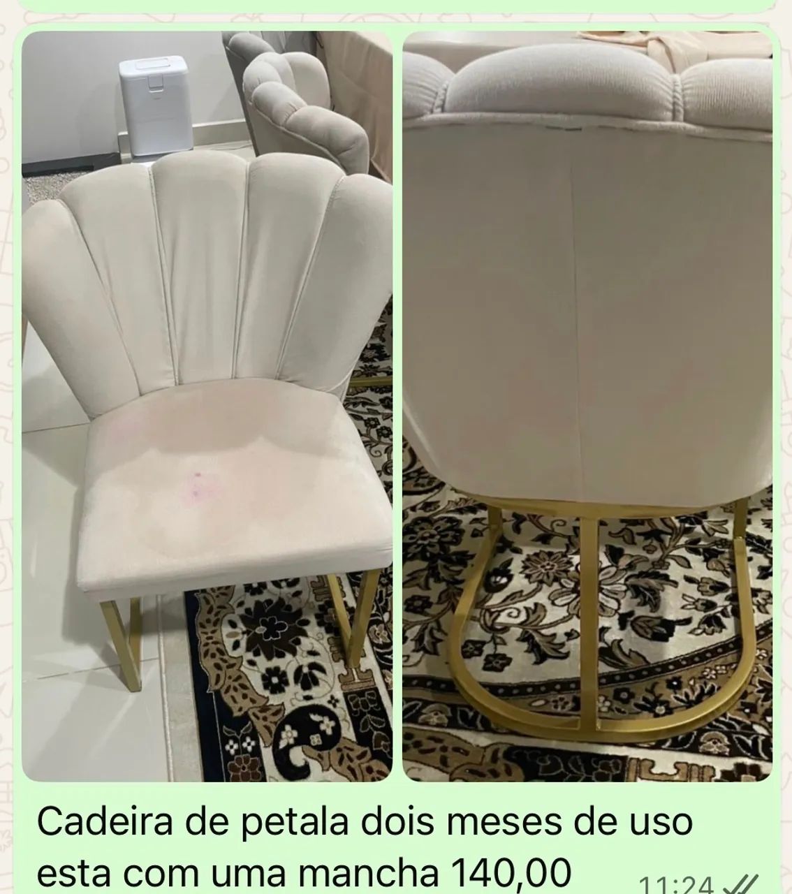 Cadeira de petala 