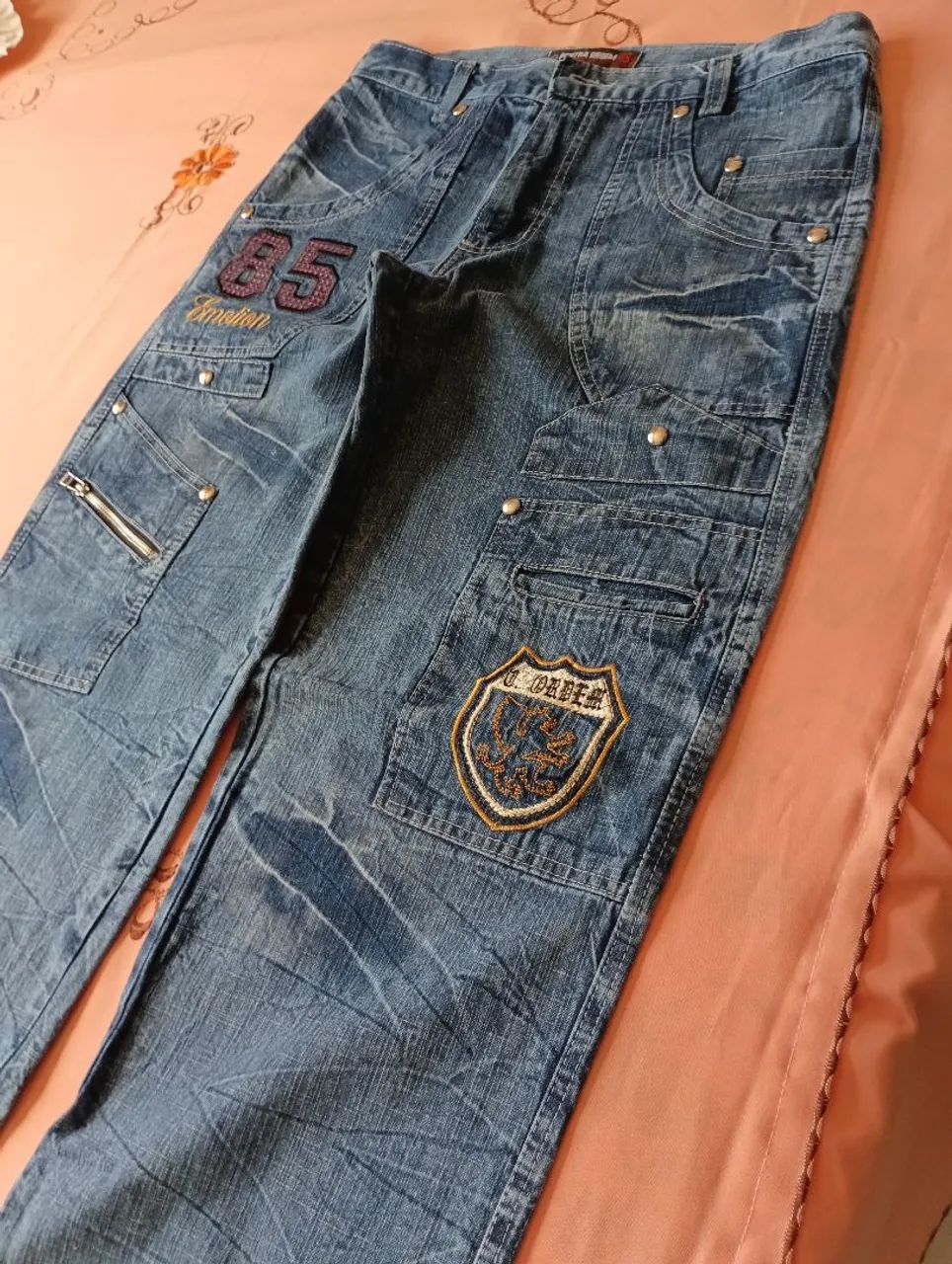 Calça jeans masculina  - Foto 4