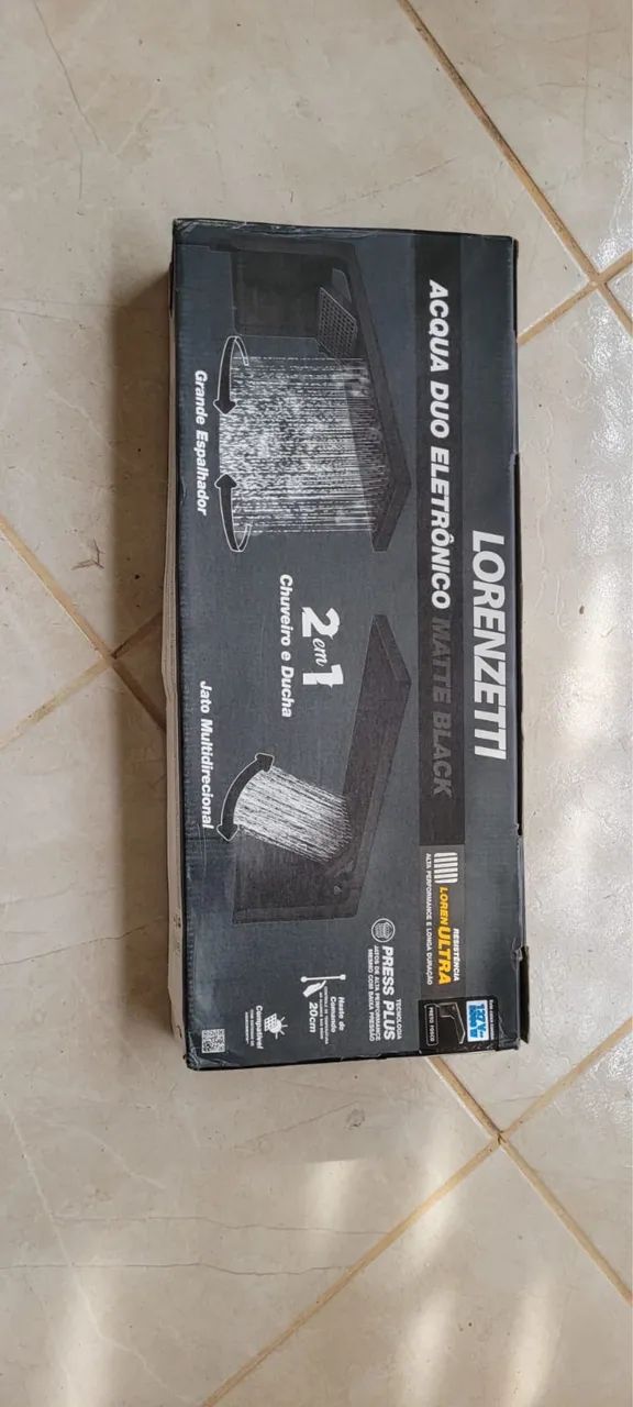 Lorenzetti Acqua Duo Eletrônico Matte Black - Foto 2