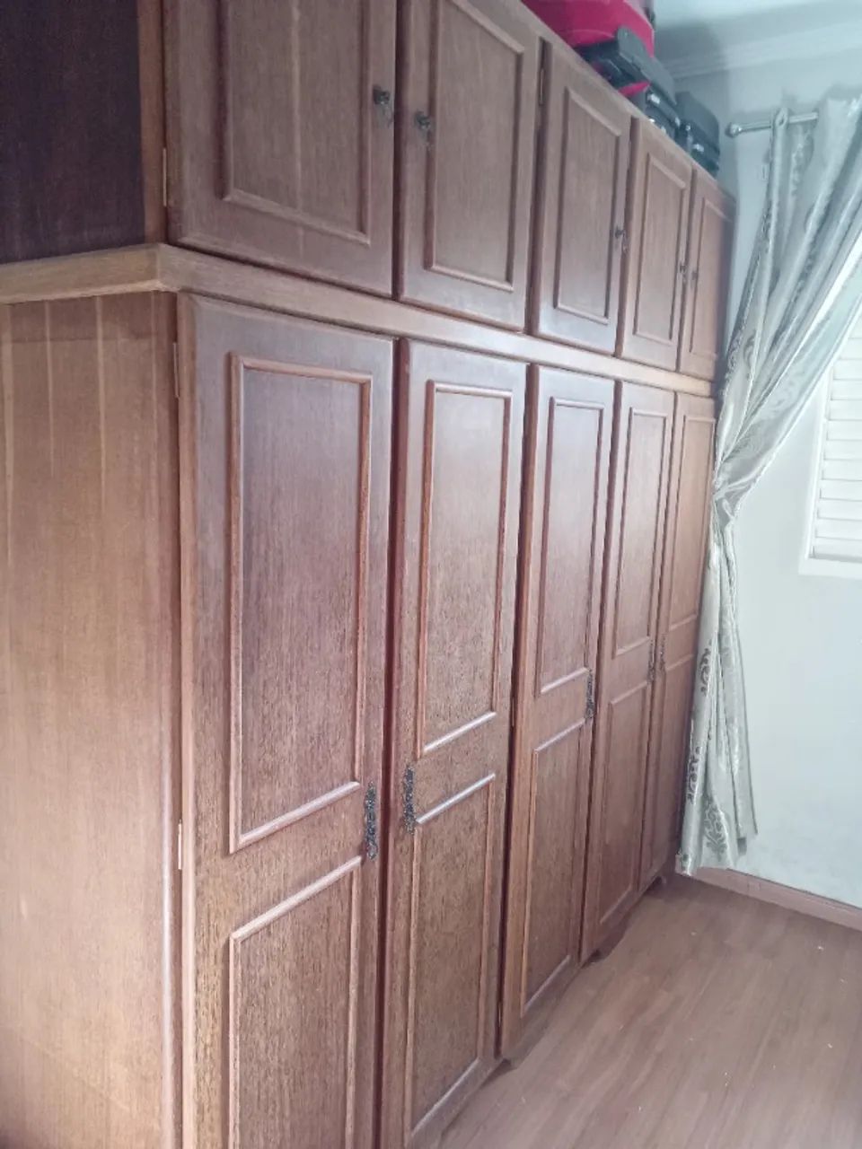 Guarda roupa de madeira ( Comprado na Bela Casa móveis Rústico) - Foto 4