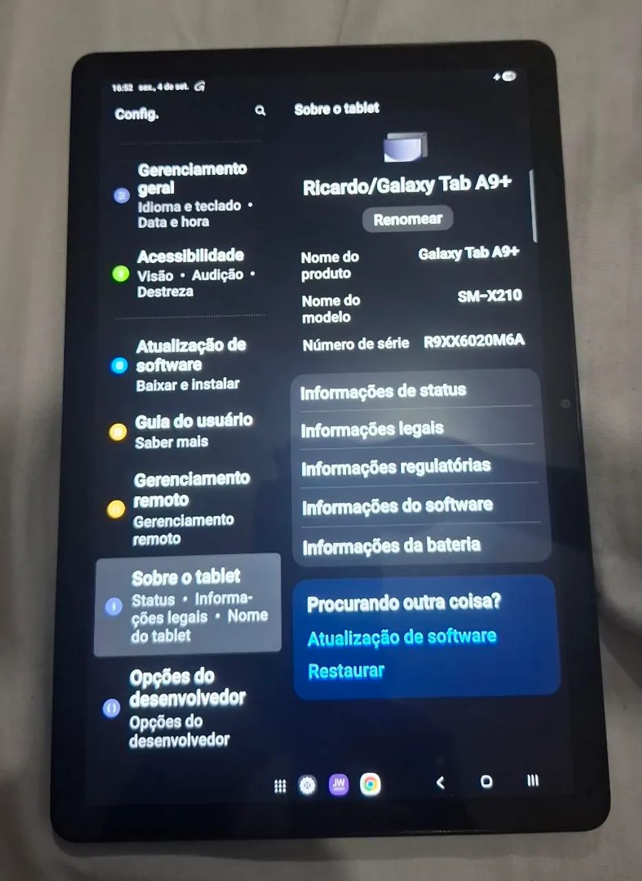 Tablet Samsung A9 plus  - Foto 5