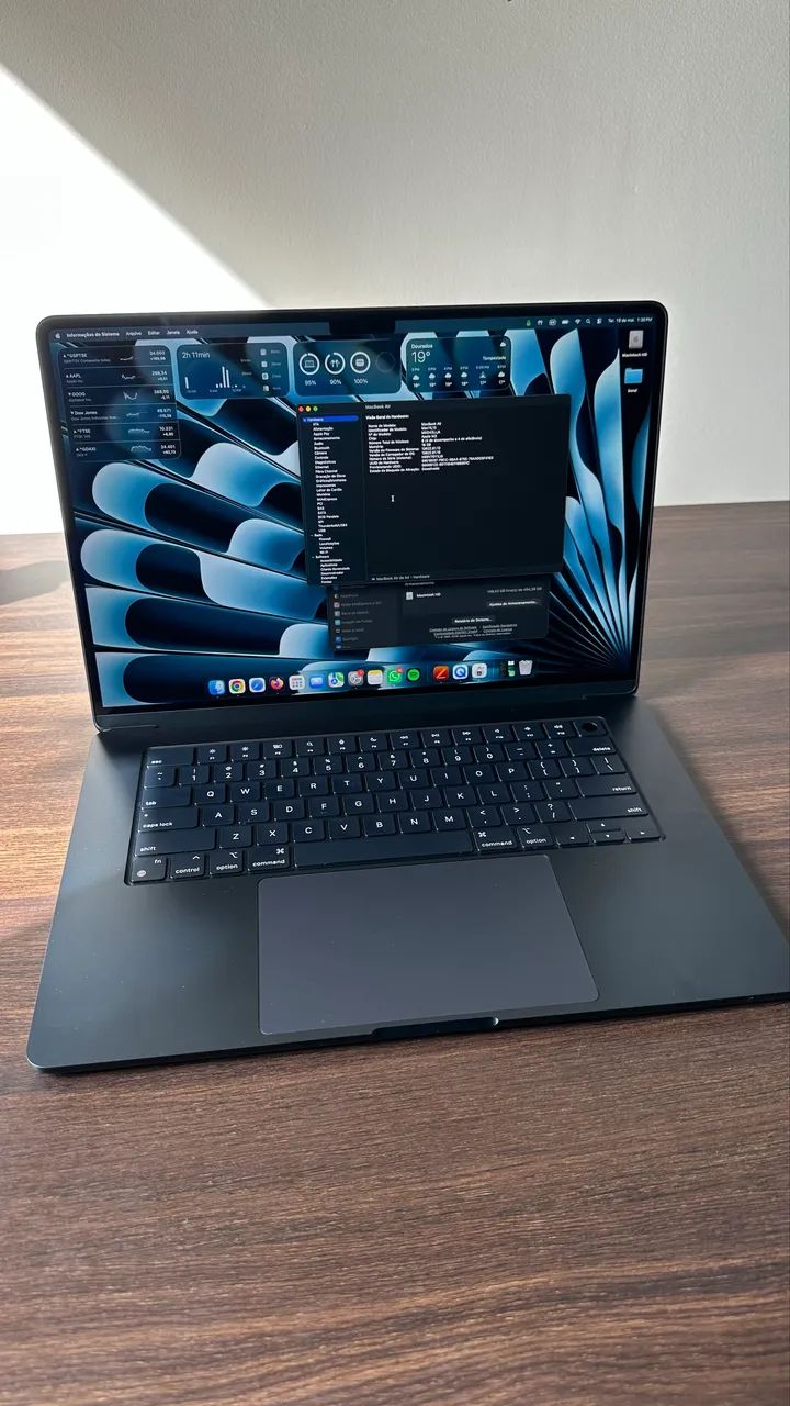MacBook Air M3 16gb RAM 512gb SSD 15 polegadas - Foto 2