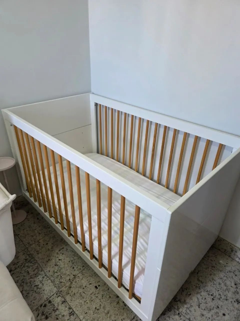 Berço Haus Branco + Colchão