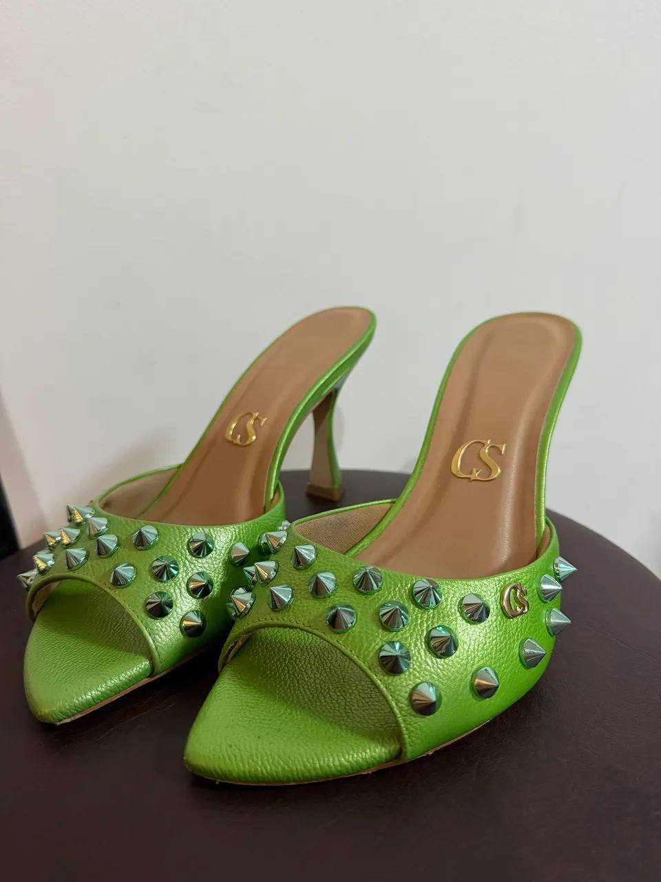 tamanco carmen steffens verde 37