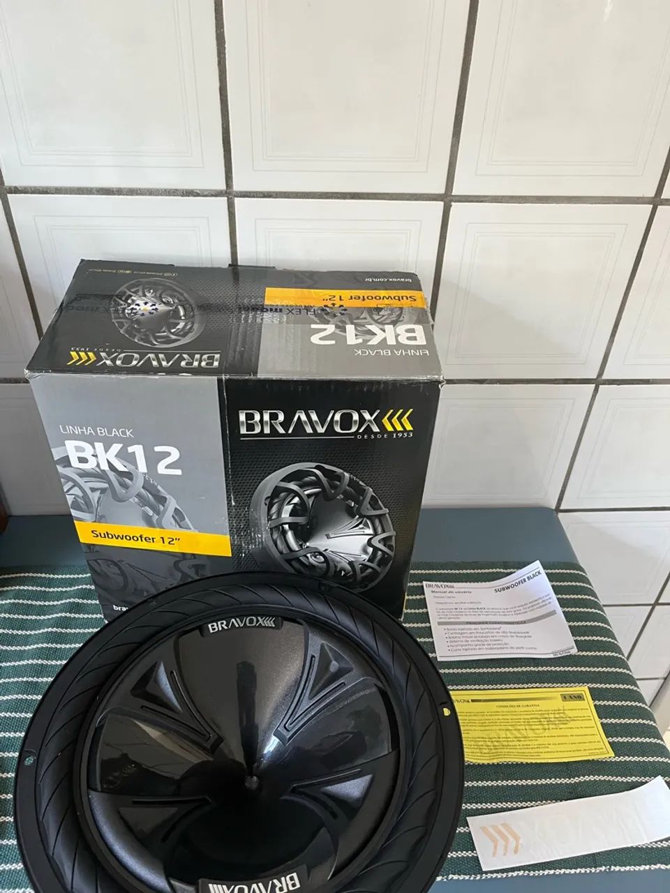 Alto Falante Subwoofer Bravox BK12-D2 700w - 12 Pol - 2ohms