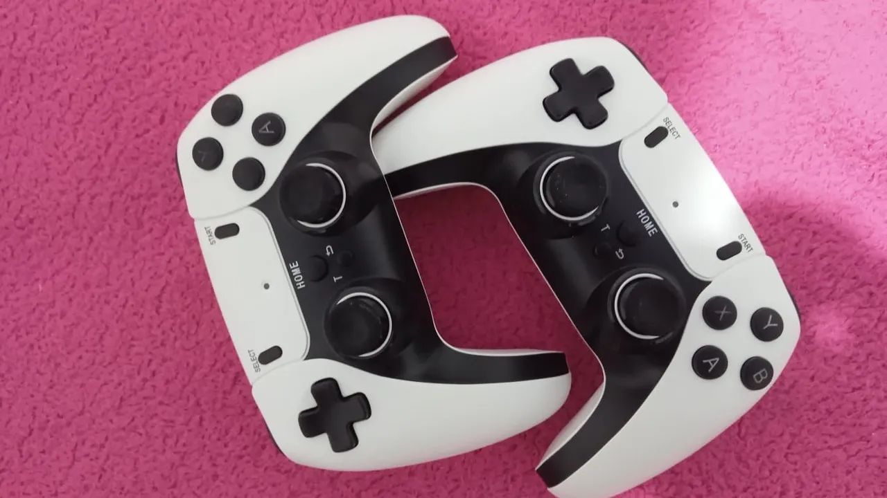 Game stick x9 pro 30mil jogos 2 controles sem fio - Foto 4