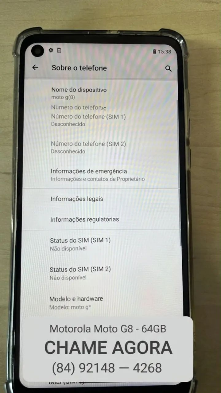 Smartphone Motorola Moto G8 64GB Impecável e Funcionando Perfeitamente - Foto 2