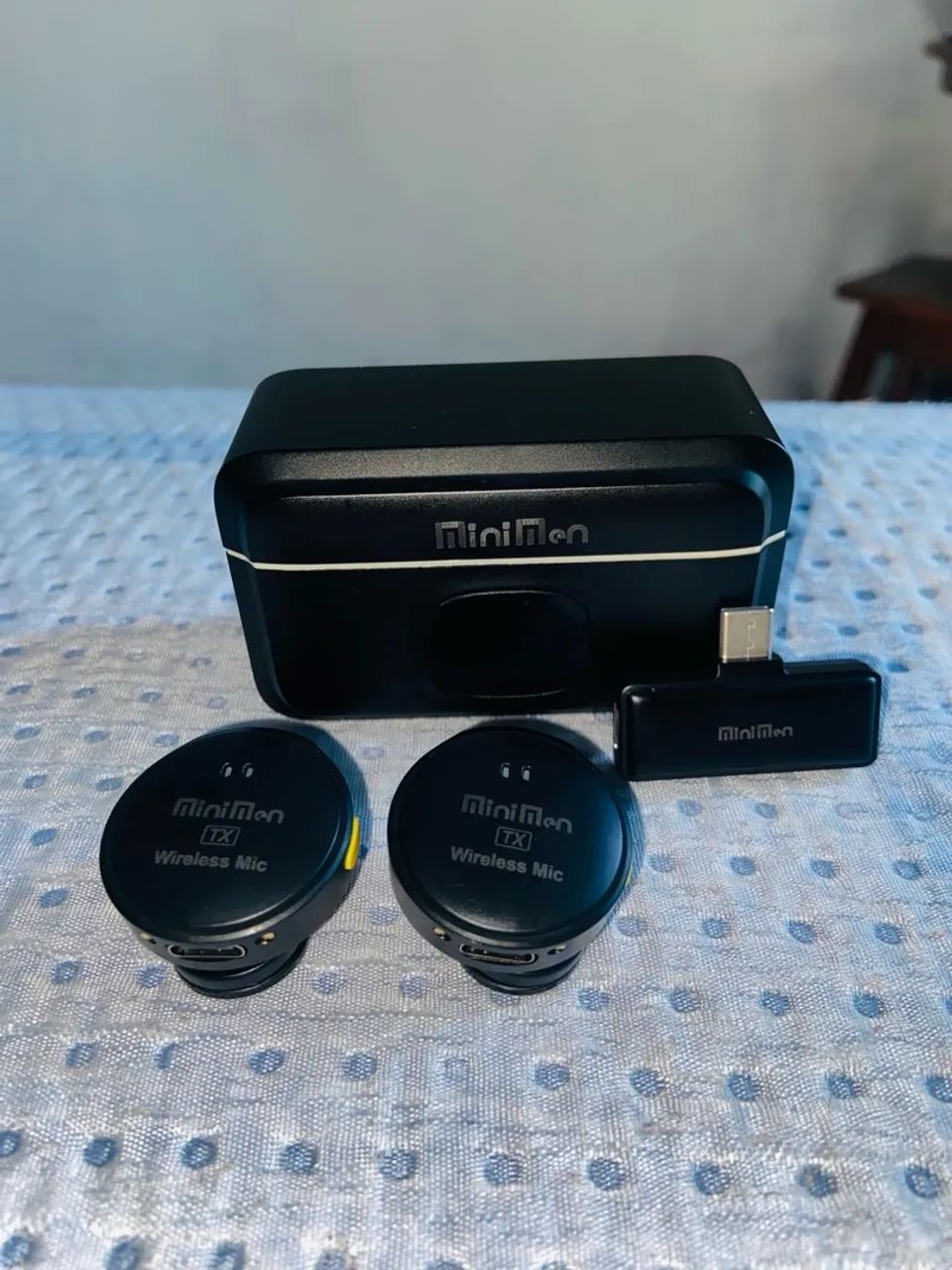 Microfone sem fio de lapela, tipo C - Foto 3