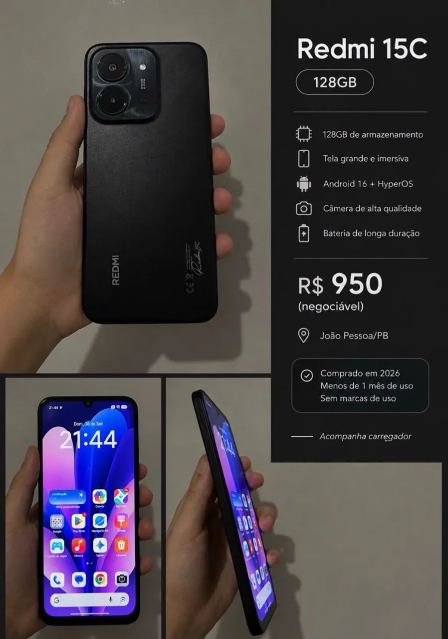 VENDO REDMI 15C 