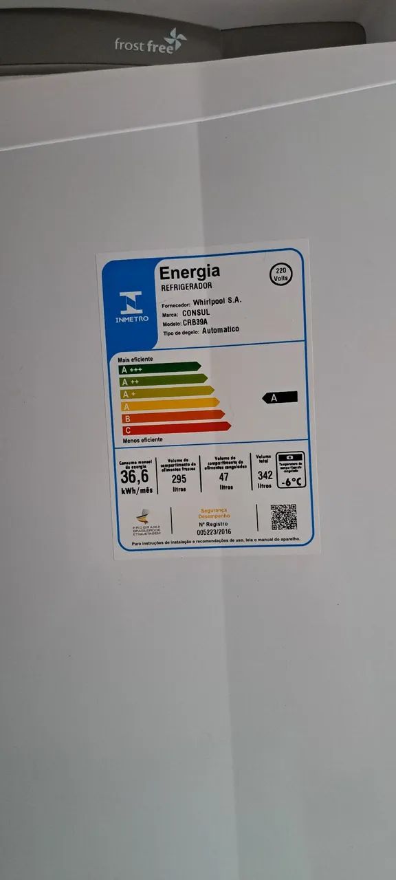 Geladeira Frost Free Consul - 1 ano de uso - Foto 4