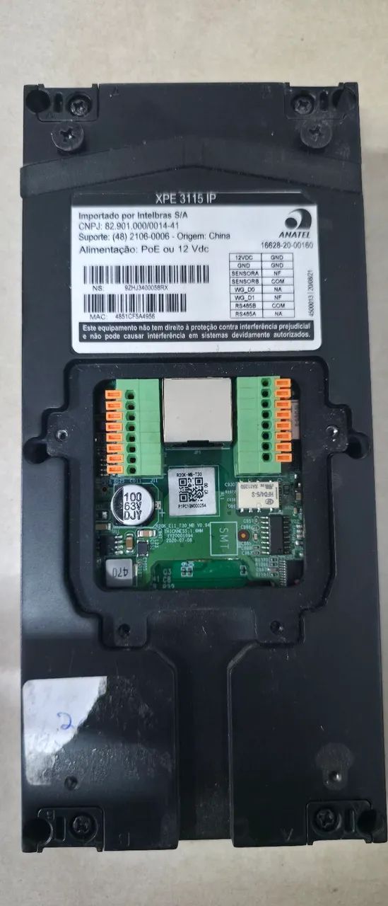 Video Porteiro Ip Externo 15 Teclas Xpe 3115 Ip Intelbras Cor