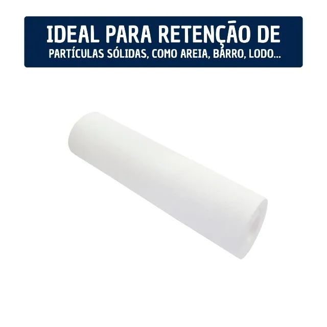 12 unidades de Elemento Filtrante de Alta Performance - 100% Polipropileno Fundido