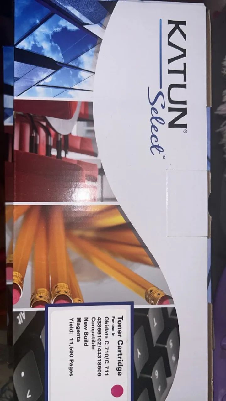 Kit 04 Toner Compatível Okidata C711 C711wt C711n C710 Oki - Foto 2