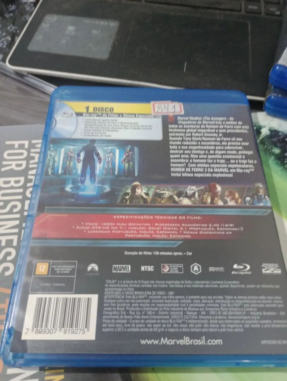 Blu Ray Homem de ferro 3  - Foto 2