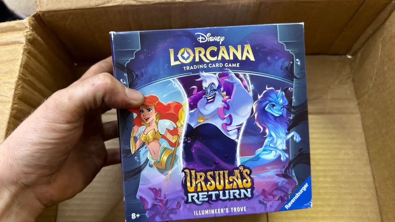 Lorcana Disney Box Trove Ursulas Return Nova Lacrada