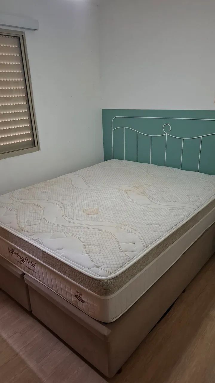 Cama Queen box baú + colchão  - Foto 3
