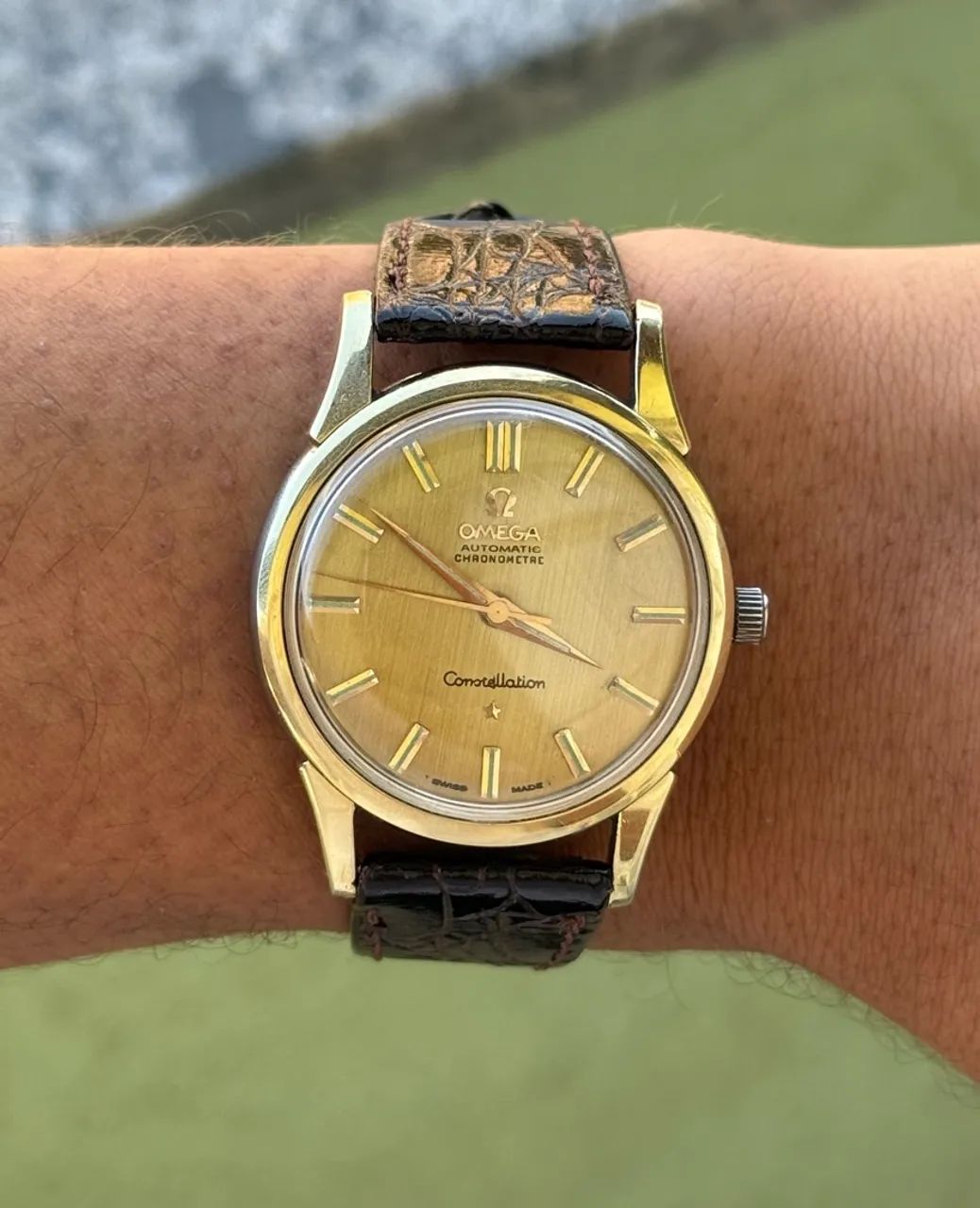 Omega Constellation Caixa Pie Pan, impecável 