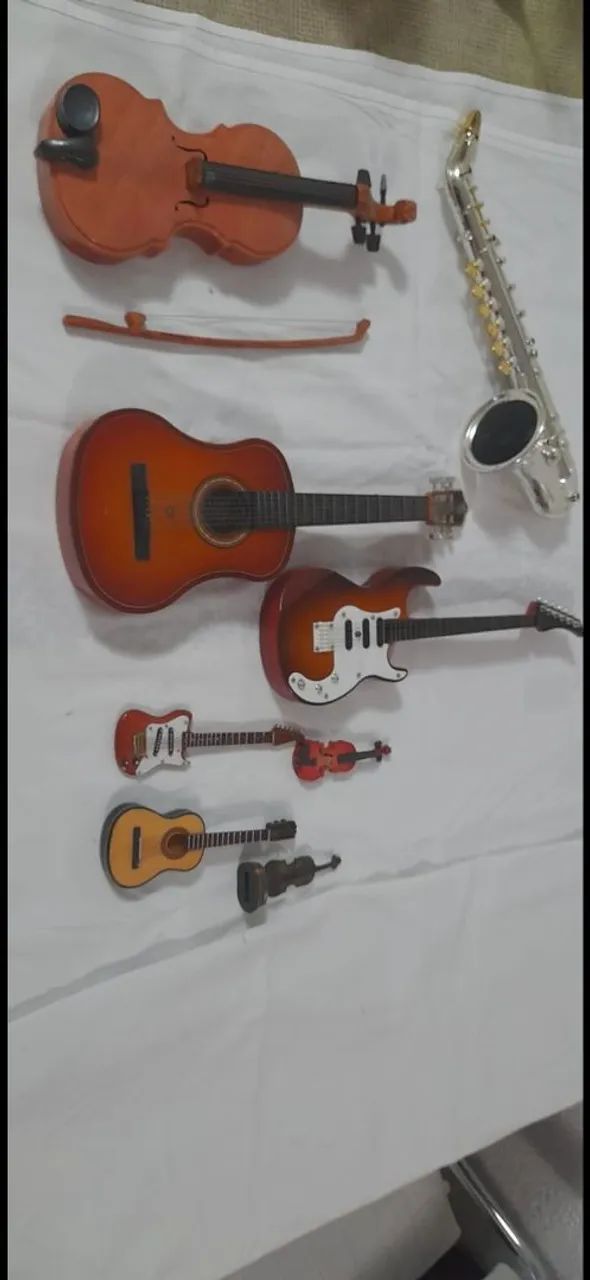 Instrumentos musicais colecionador 