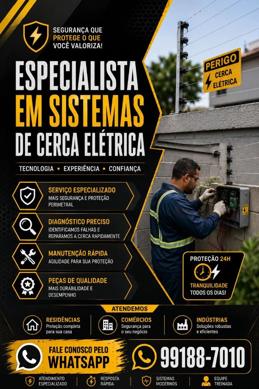 Cerca Elétrica: Precisão Técnica para sua Tranquilidade