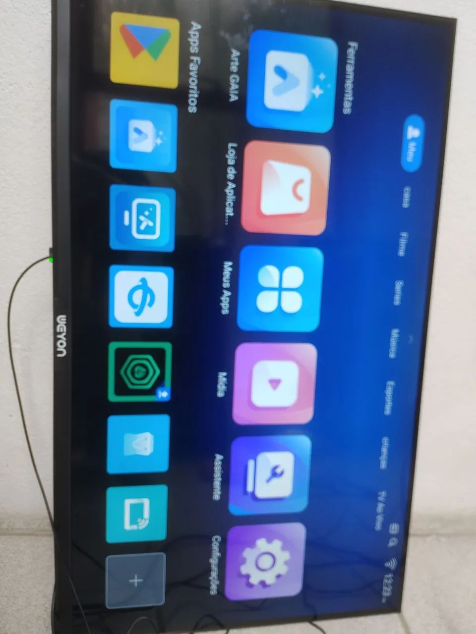 Tv Smart 32 WEYON nova na caixa - Foto 2