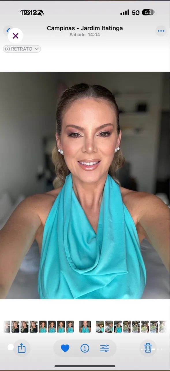 Vestido longo azul  - Foto 4