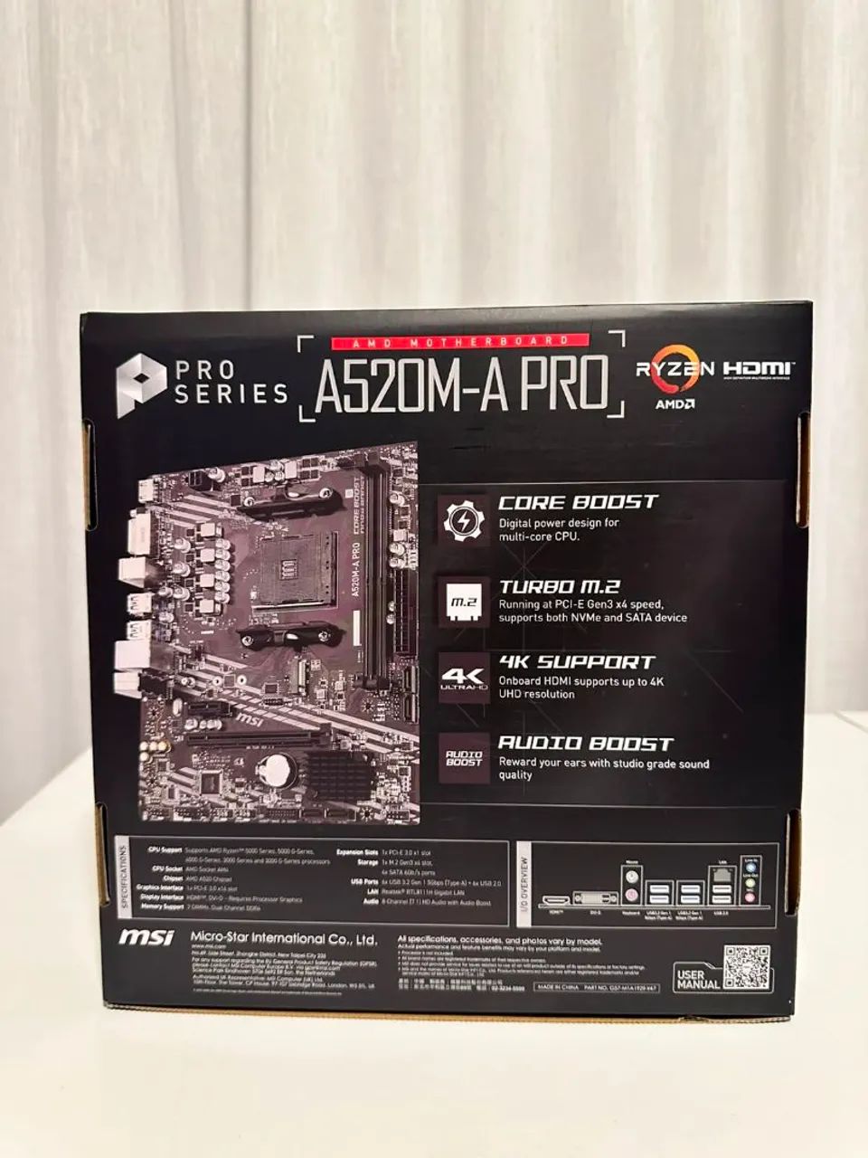 Placa Mãe MSI A520M-A PRO - Foto 3