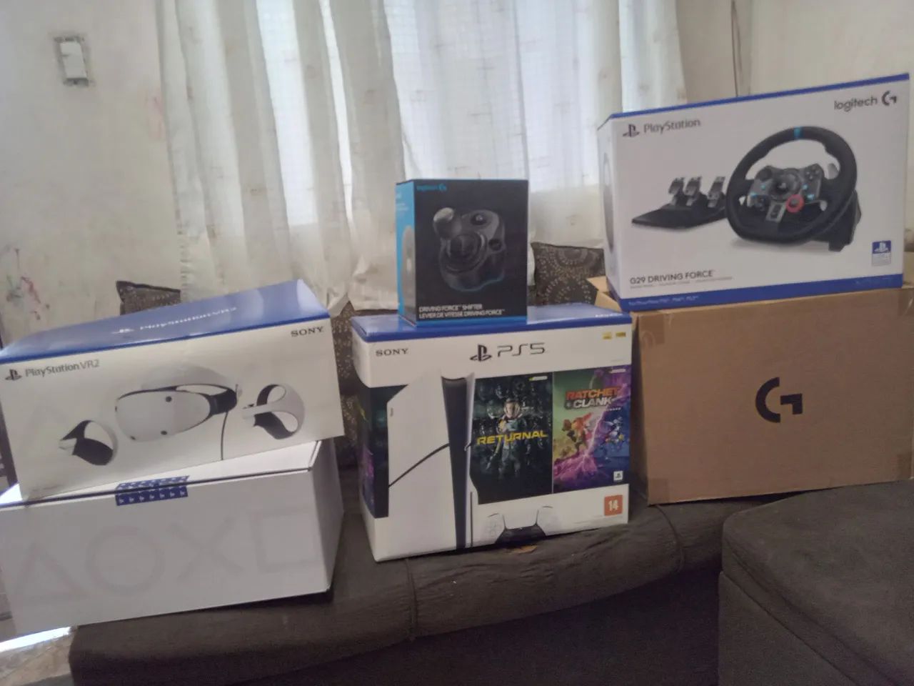 Ps5 , volante g29 , câmbio logitech e psvr2 - Foto 6