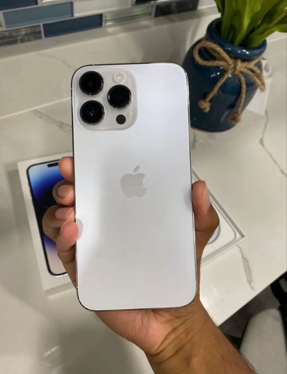 Iphone 14 pro max branco 256gb - Celulares e Smartphones - Água