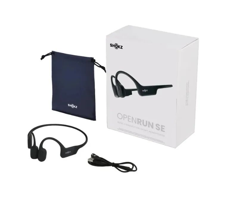 Shokz OpenRun SE - Fone Condução Óssea - Novo Lacrado | Ideal p/ Corrida e Treino