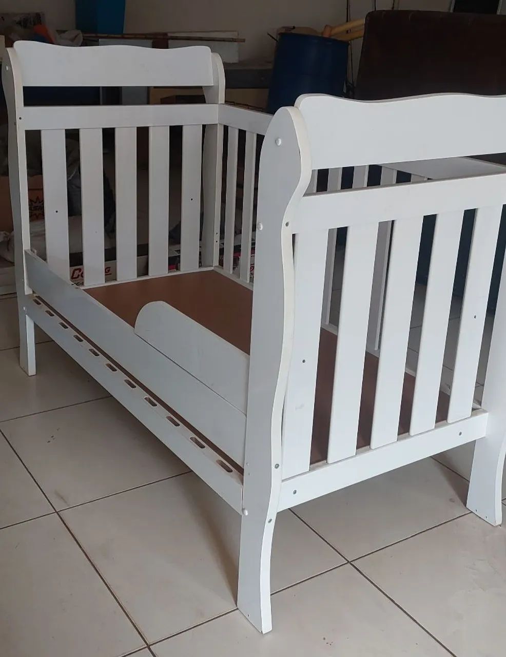 BERÇO AMERICANO BRANCO BRILHO  - Foto 3