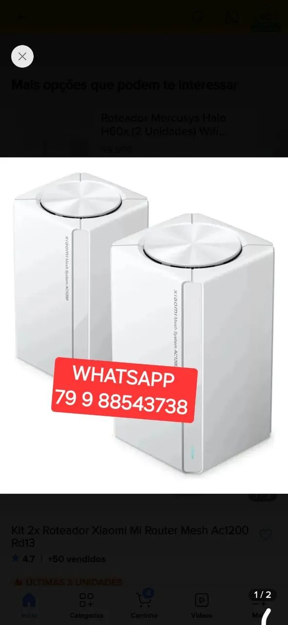 REPETIDOR MESH XIAOMI AC1200 ORIGINAL LACRADOOOOOOOOOOO