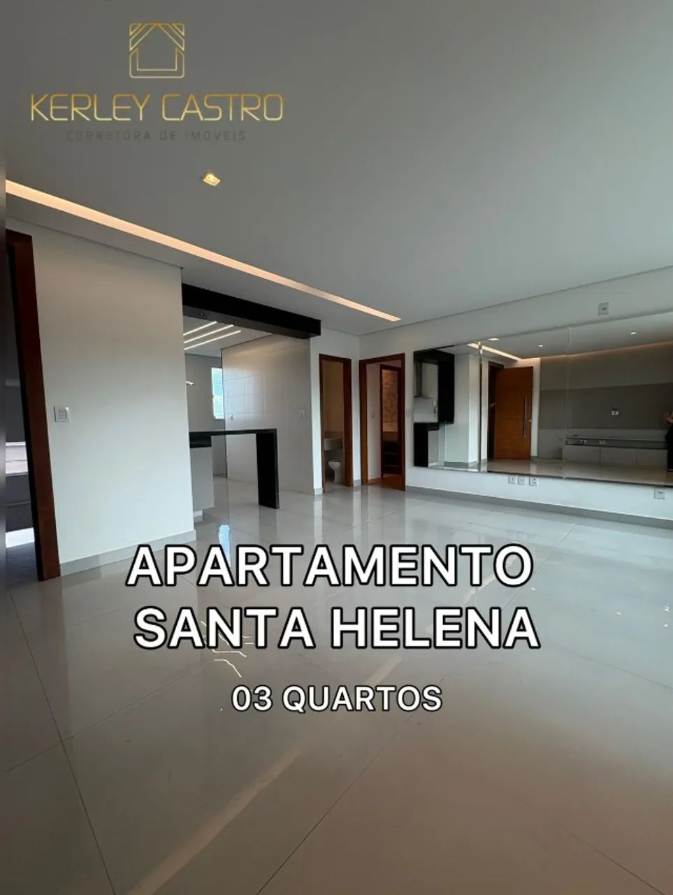 Lindo apartamento com três quartos próximo ao Colégio Caetano.