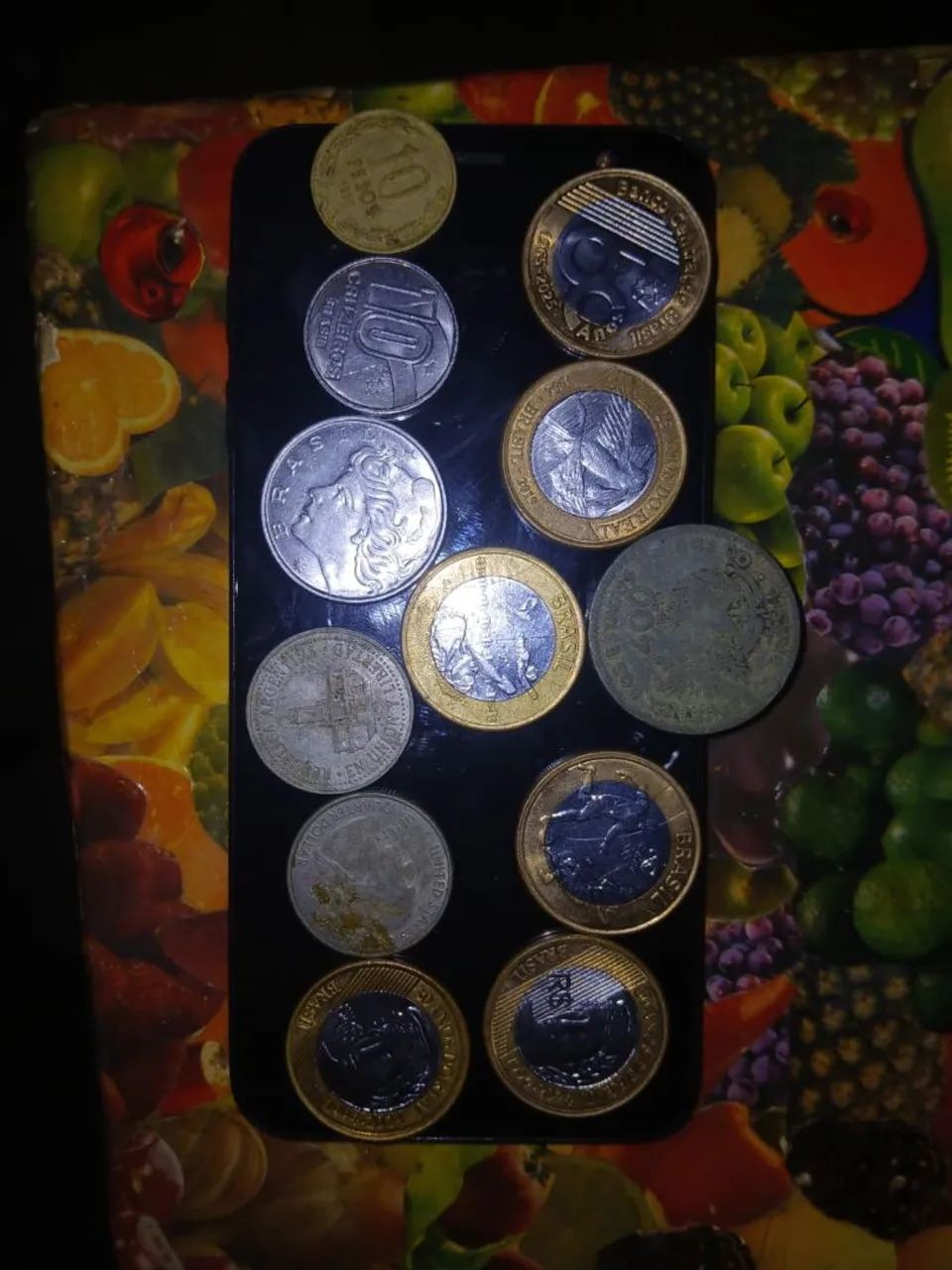 Moedas antigas e comemorativas 
