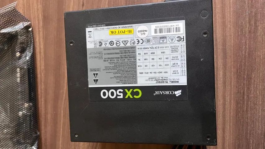 Fonte Corsair CX500 - Foto 3