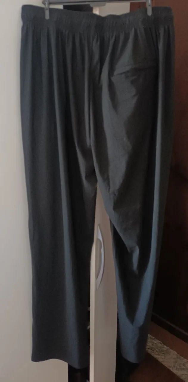 Calça masculina nova esportiva masculina preta com elastano  - Foto 3